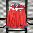 Camisa Chile Home (1) 1998 Reebok Retrô Manga Longa Masculina