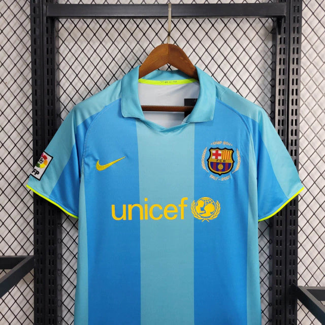 Camisa Barcelona Away (2) 2007/08 Nike Retrô Masculina
