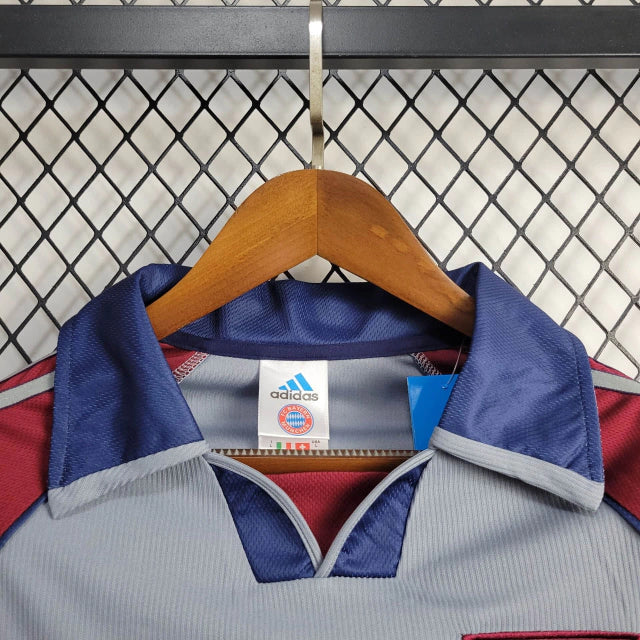 CAMISA RETRÔ DO BAYERN DE MUNIQUE 98/99 CINZA