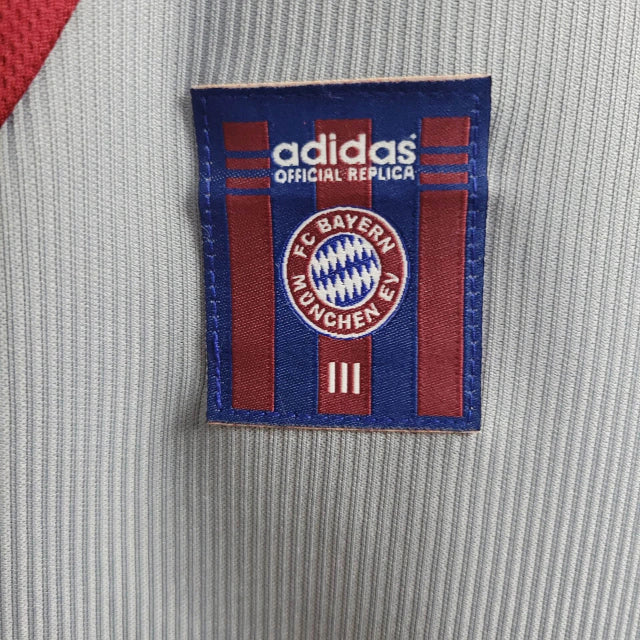 CAMISA RETRÔ DO BAYERN DE MUNIQUE 98/99 CINZA