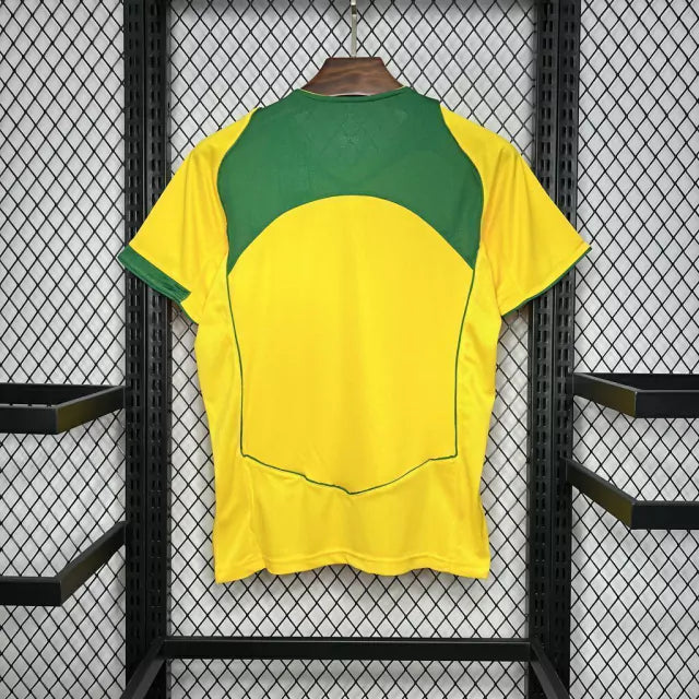 Camisa Brasil Home (1) 2004 Nike Retrô Masculina