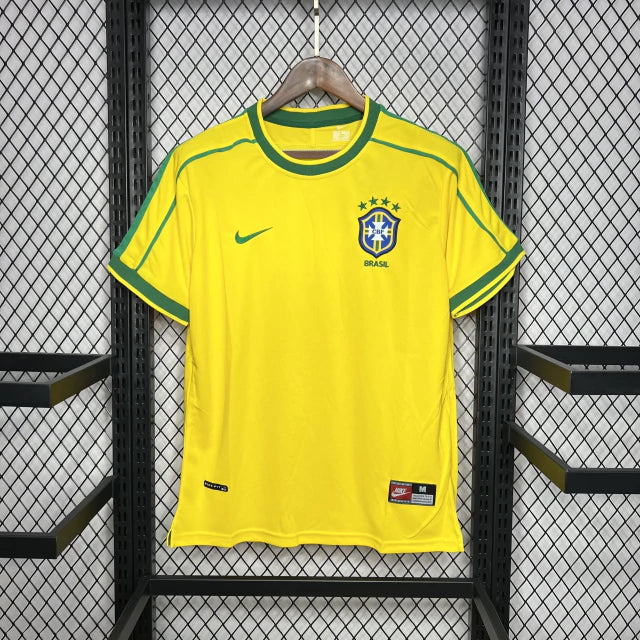 Camisa Brasil Home (1) 1998 Nike Retrô Masculina
