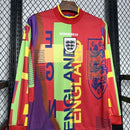 Camisa Inglaterra Goleiro 1996 Umbro Retrô Manga Longa Masculina
