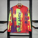 Camisa Inglaterra Goleiro 1996 Umbro Retrô Manga Longa Masculina