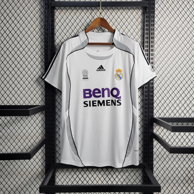 Camisa Real Madrid Home (1) 2006/07 Adidas Retrô Masculina