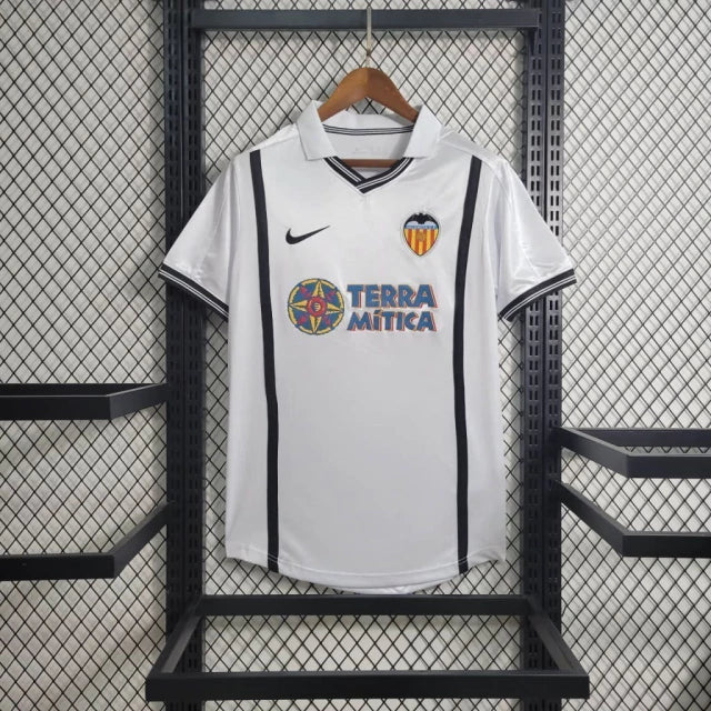 Camisa Valência Home (1) 2000/01 Nike Retrô Masculina