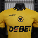 Camisa Wolverhampton Home (1) 2024/25 Sudu Jogador Masculina