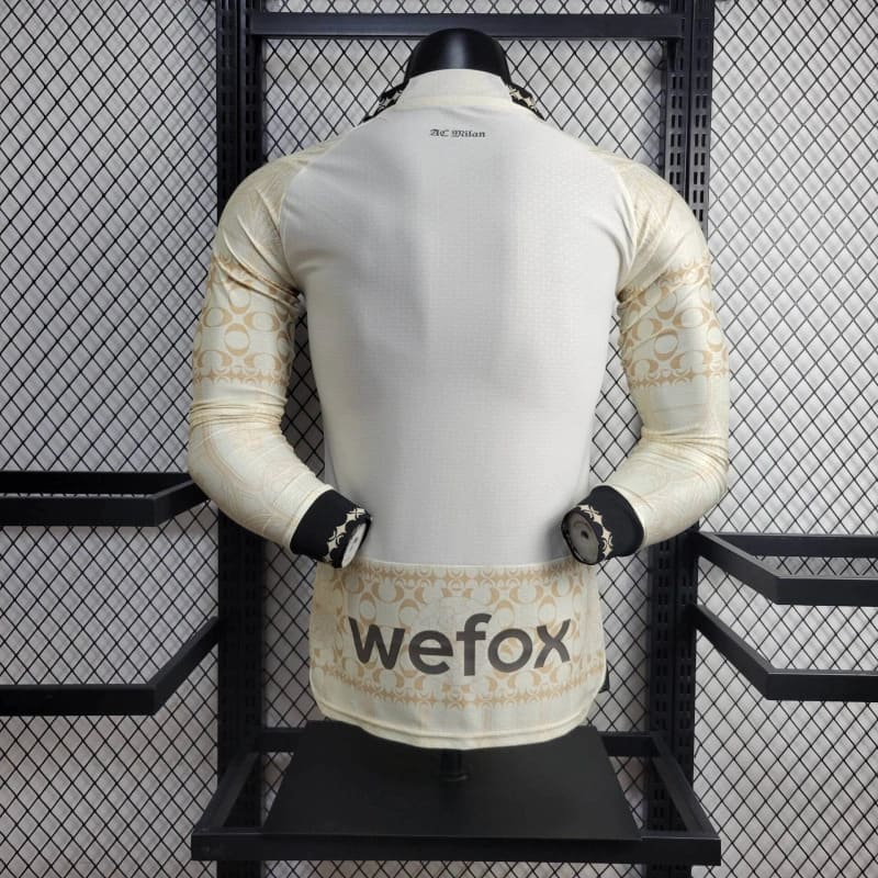 CAMISA MANGA LONGA DO MILAN 24/25 BEGE