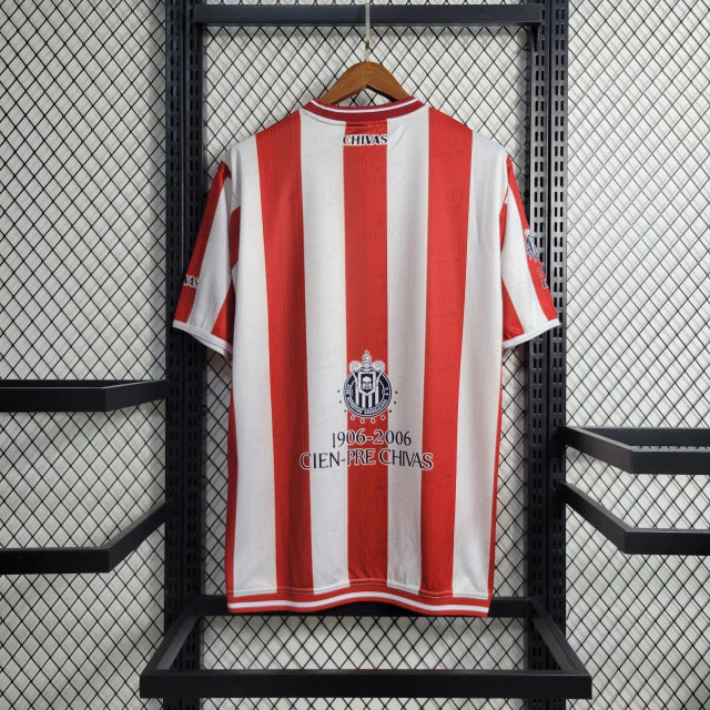Camisa Chivas Guadalajara 'Centenário' 1906/06 Bimbo Retrô Masculina