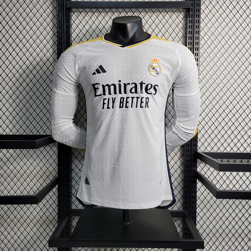 CAMISA MANGA LONGA DO REAL MADRID 24/25 BRANCO