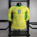 CAMISA MANGA LONGA DO BRASIL 24/25 AMARELO