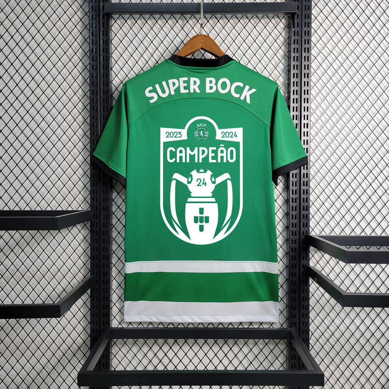 CAMISA DO SPORTING 24/25 VERDE E BRANCO