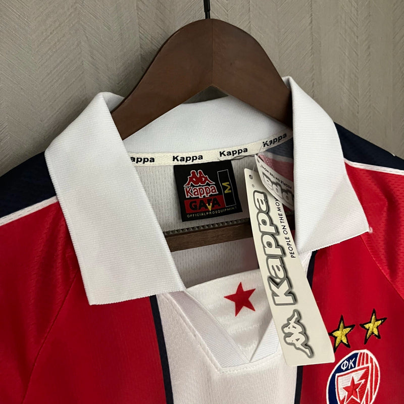 Camisa Estrela Vermelha Retrô Home 1995/97 Torcedor Masculina - Vermelho