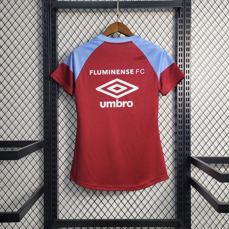 CAMISA FEMININA DO FLUMINENSE 23/24 VERMELHO