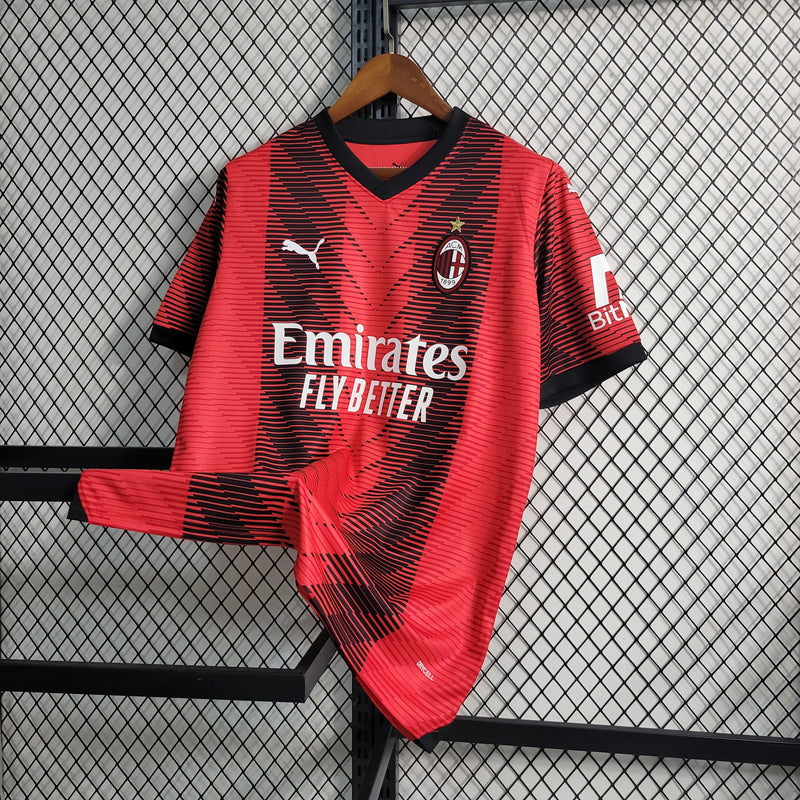 CAMISA DO MILAN  23/24 VERMELHO