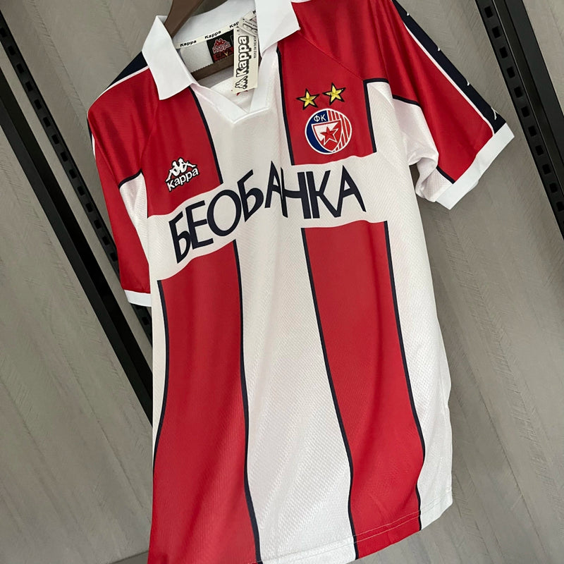 Camisa Estrela Vermelha Retrô Home 1995/97 Torcedor Masculina - Vermelho
