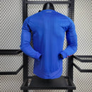 CAMISA MANGA LONGA DA ITALIA 24/25 AZUL