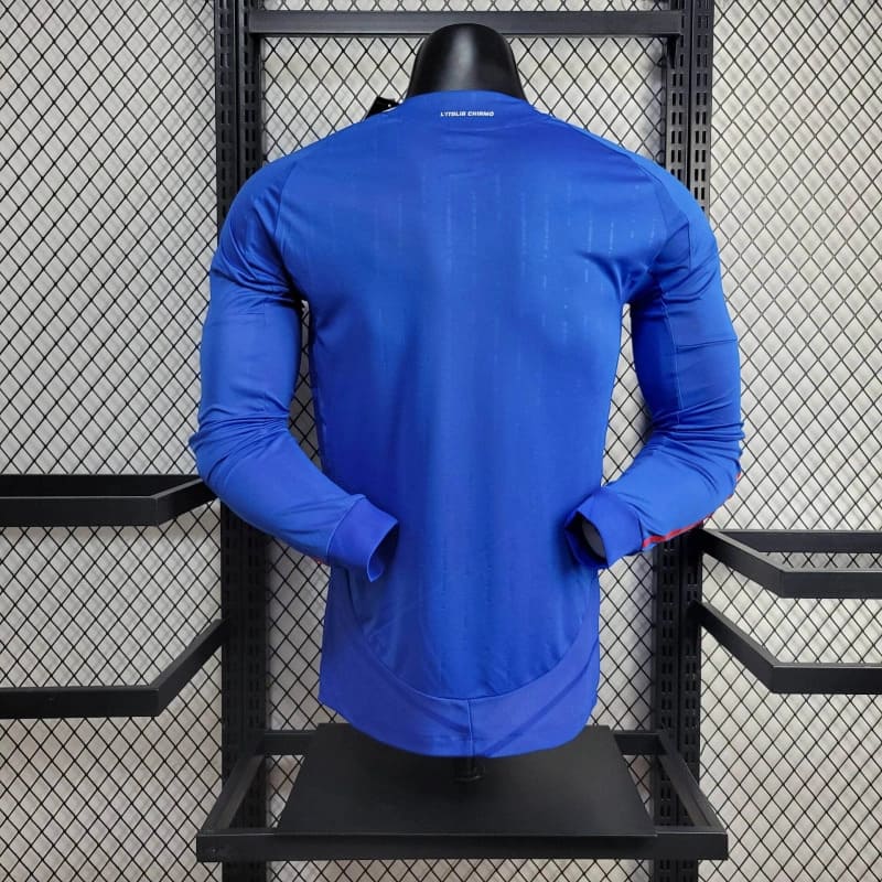 CAMISA MANGA LONGA DA ITALIA 24/25 AZUL