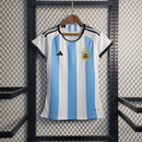 CAMISA FEMININA DA ARGENTINA 23/24 AZUL E BRANCO