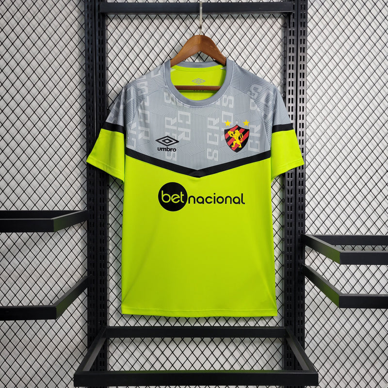 CAMISA DO SPORT RECIFE 23/24 CINZA E AMARELO