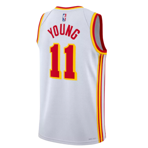 Regata Atlanta Hawks - Trae Young - 2022/23 Swingman Jersey - City Edition - Branca - EOASPORTS 