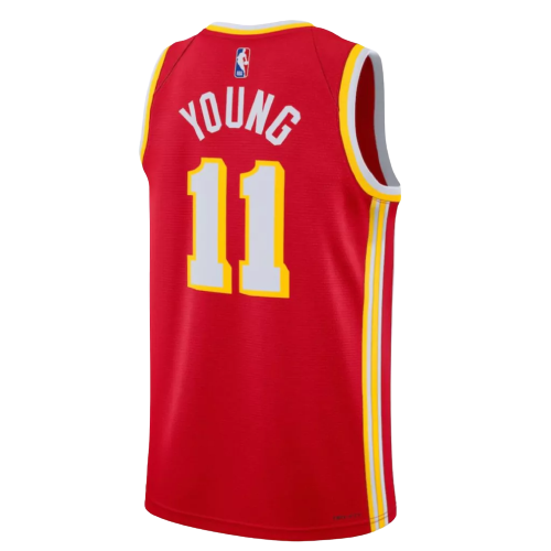 Regata Atlanta Hawks - Trae Young - 2022/23 Swingman Jersey - Vermelha - EOASPORTS 