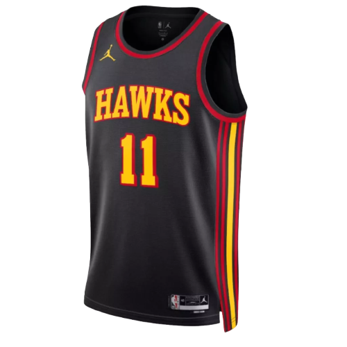 Regata Atlanta Hawks - Trae Young - 2022/23 Swingman Jersey - Preta - EOASPORTS 