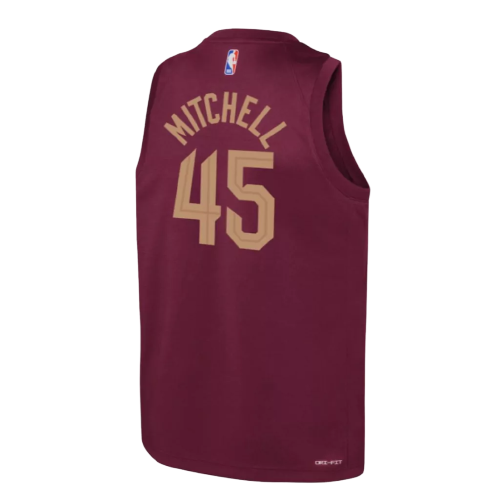Regata Cleveland Cavaliers - Donovan Mitchell - 2022/23 Swingman Jersey - Vinho - EOASPORTS 