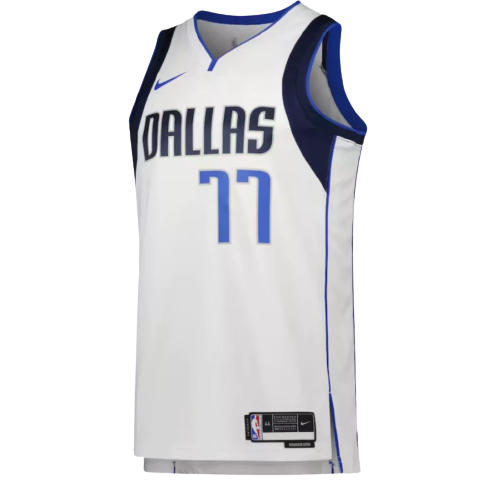 Regata Dallas Mavericks - Luka Doncic - 2022/23 Swingman Jersey - Branca - EOASPORTS 