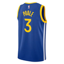 Regata Golden State Warriors - Jordan Poole - 2022/23 Swingman Jersey - Azul - EOASPORTS 