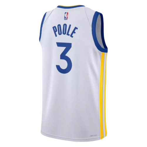 Regata Golden State Warriors - Jordan Poole - 2022/23 Swingman Jersey - Branca - EOASPORTS 