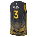 Regata Golden State Warriors -Jordan Poole - 2022/23 City Edition - Preta - EOASPORTS 