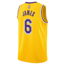 Regata Los Angeles Lakers- LeBron James 2022/23 Swingman Jersey - Amarela - EOASPORTS 