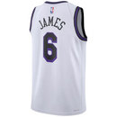 Regata Los Angeles Lakers- LeBron James 2022/23 City Edition - Branca - EOASPORTS 