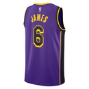 Regata Los Angeles Lakers- LeBron James 2022/23 Swingman Jersey - Roxa - EOASPORTS 