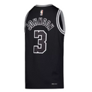 Regata San Antonio Spurs - Keldon Johnson- 2022/23 Swingman Jersey - Preto - EOASPORTS 