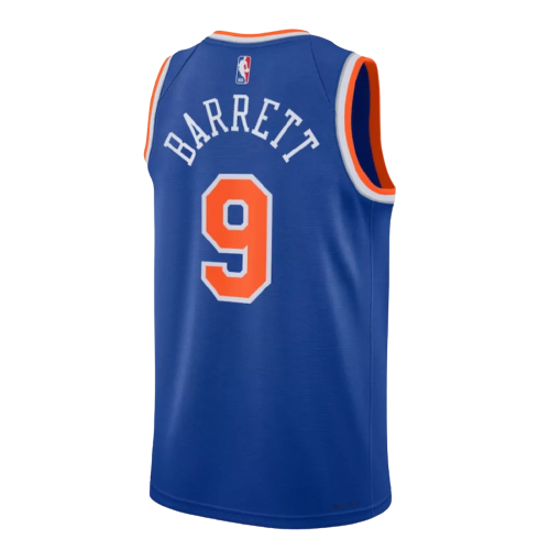 Regata New York Knicks - RJ Barrett - 2022/23 Swingman Jersey - Azul - EOASPORTS 