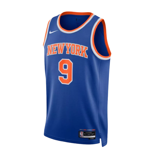 Regata New York Knicks - RJ Barrett - 2022/23 Swingman Jersey - Azul - EOASPORTS 