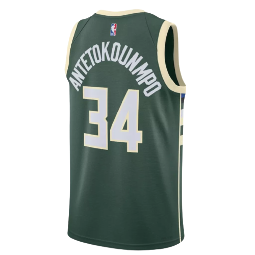 Regata Milwaukee Bucks - Giannis Antetokounmpo - 2022/23 Swingman Jersey - Verde - EOASPORTS 