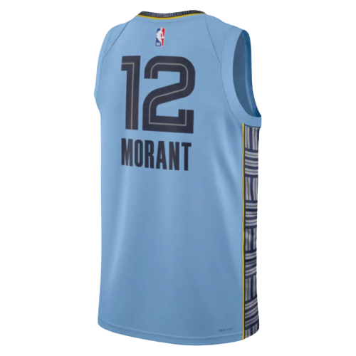 Regata Memphis Grizzlies -Ja Morant - 2022/23 Swingman Jersey - Azul Claro - EOASPORTS 