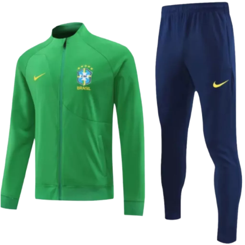 Agasalho de Viagem Seleção Brasil - Masculino - Verde - EOASPORTS 