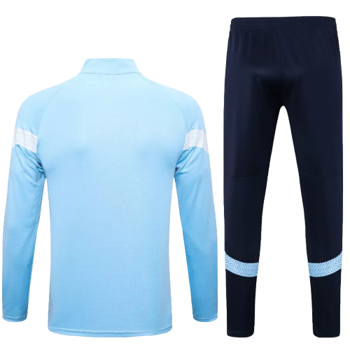 Agasalho de Viagem Manchester City - Masculino - Azul Claro - EOASPORTS 
