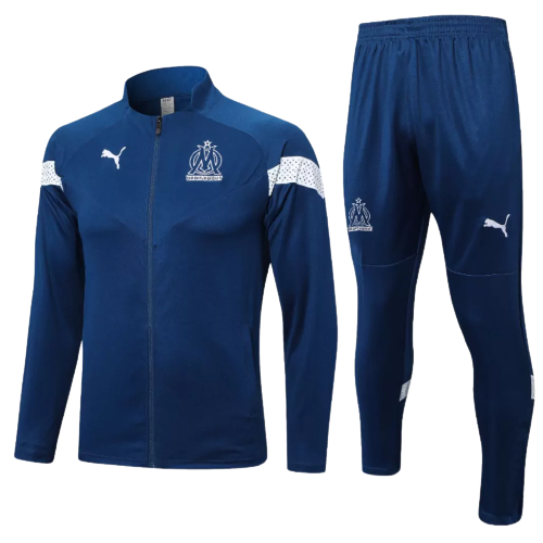 Agasalho de Viagem Olympique de Marseille - Masculino - Azul - EOASPORTS 