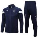 Agasalho de Viagem Olympique de Marseille - Masculino - Azul Marinho - EOASPORTS 