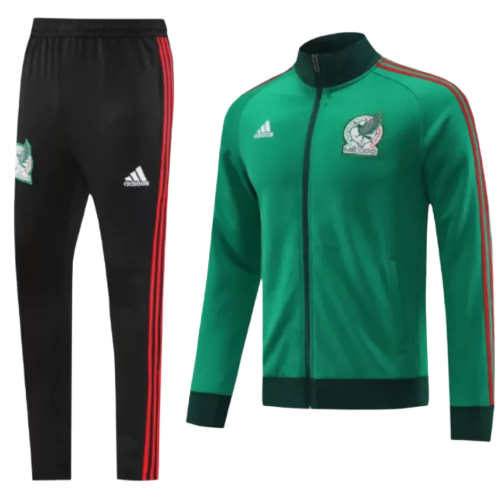 Agasalho de Viagem Seleção México - Masculino - Verde e Vermelho - EOASPORTS 