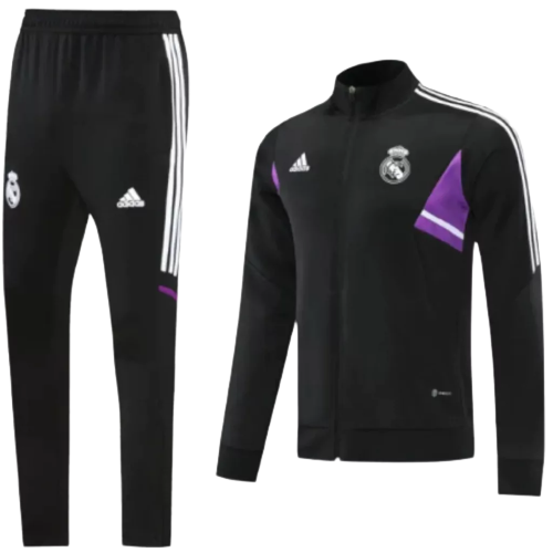 Agasalho de Viagem Real Madrid - Masculino - Preto - EOASPORTS 