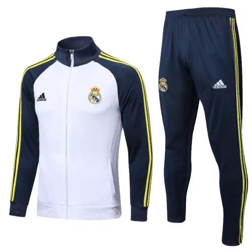 Agasalho de Viagem Real Madrid - Masculino - Branco - EOASPORTS 