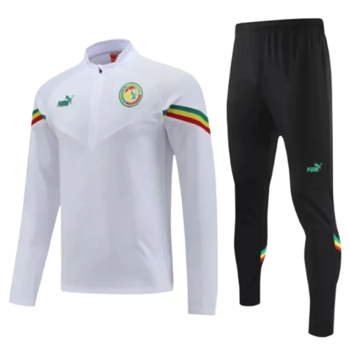 Conjunto de Treino Seleção Senegal - Masculino - Branco - EOASPORTS 