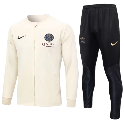 Agasalho de Viagem PSG - Masculino - Beje - EOASPORTS 