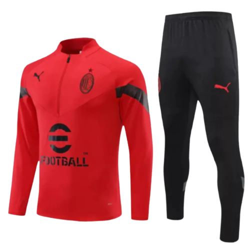 Conjunto de Treino Milan - Masculino - Vermelho - EOASPORTS 